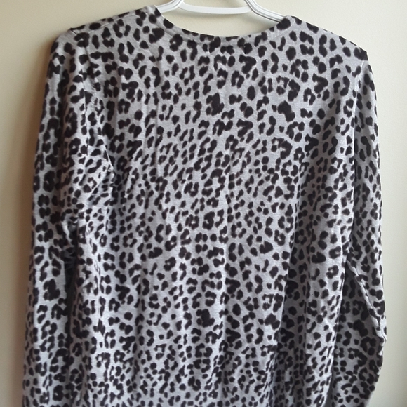 Leopard print Cardigan, S/ 8(6-8) - Picture 8 of 16